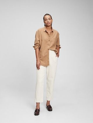 Oversized Flannel Shirt | Gap (US)