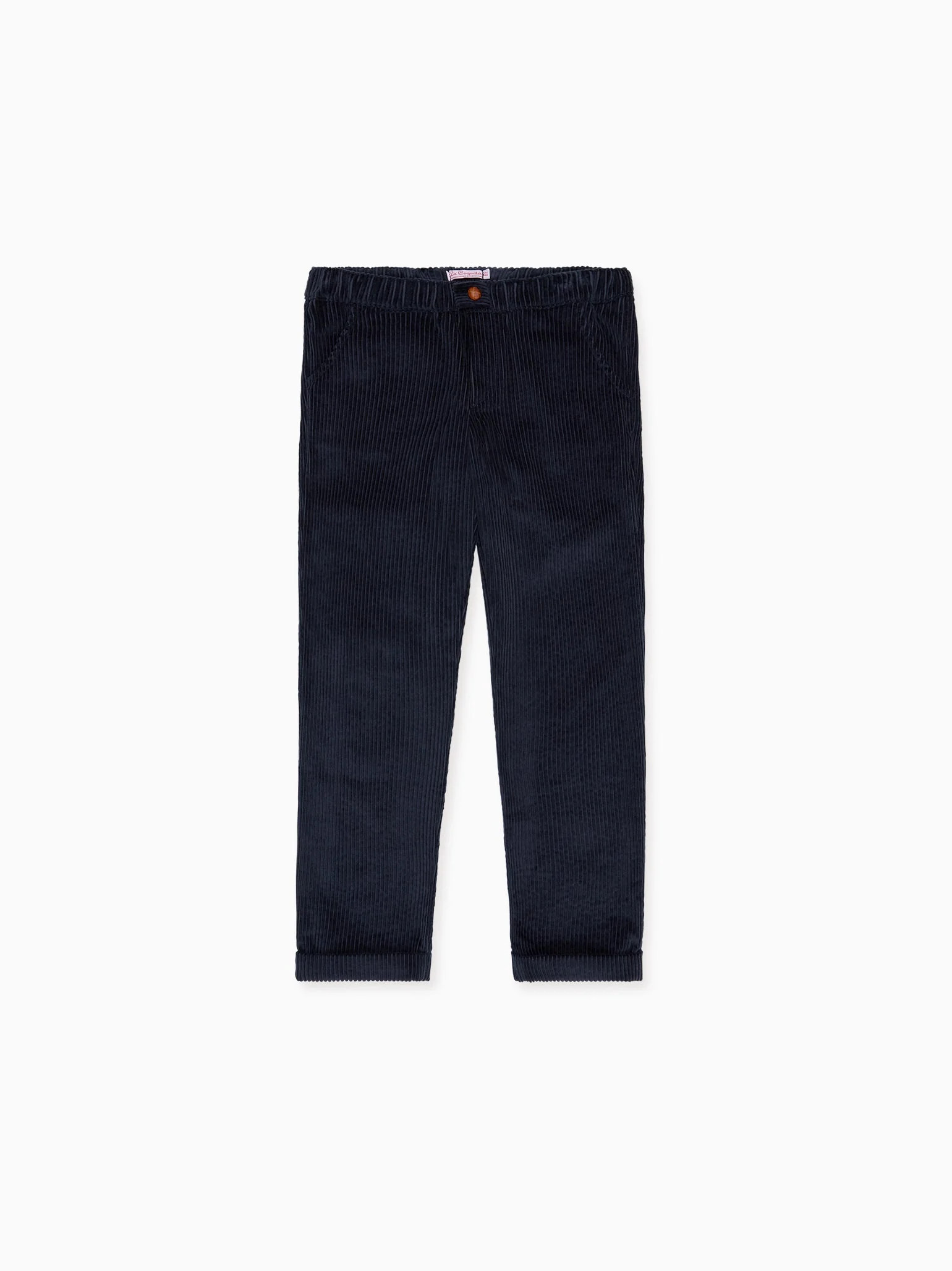 Blue Benito Corduroy Boy Trousers | La Coqueta (US)