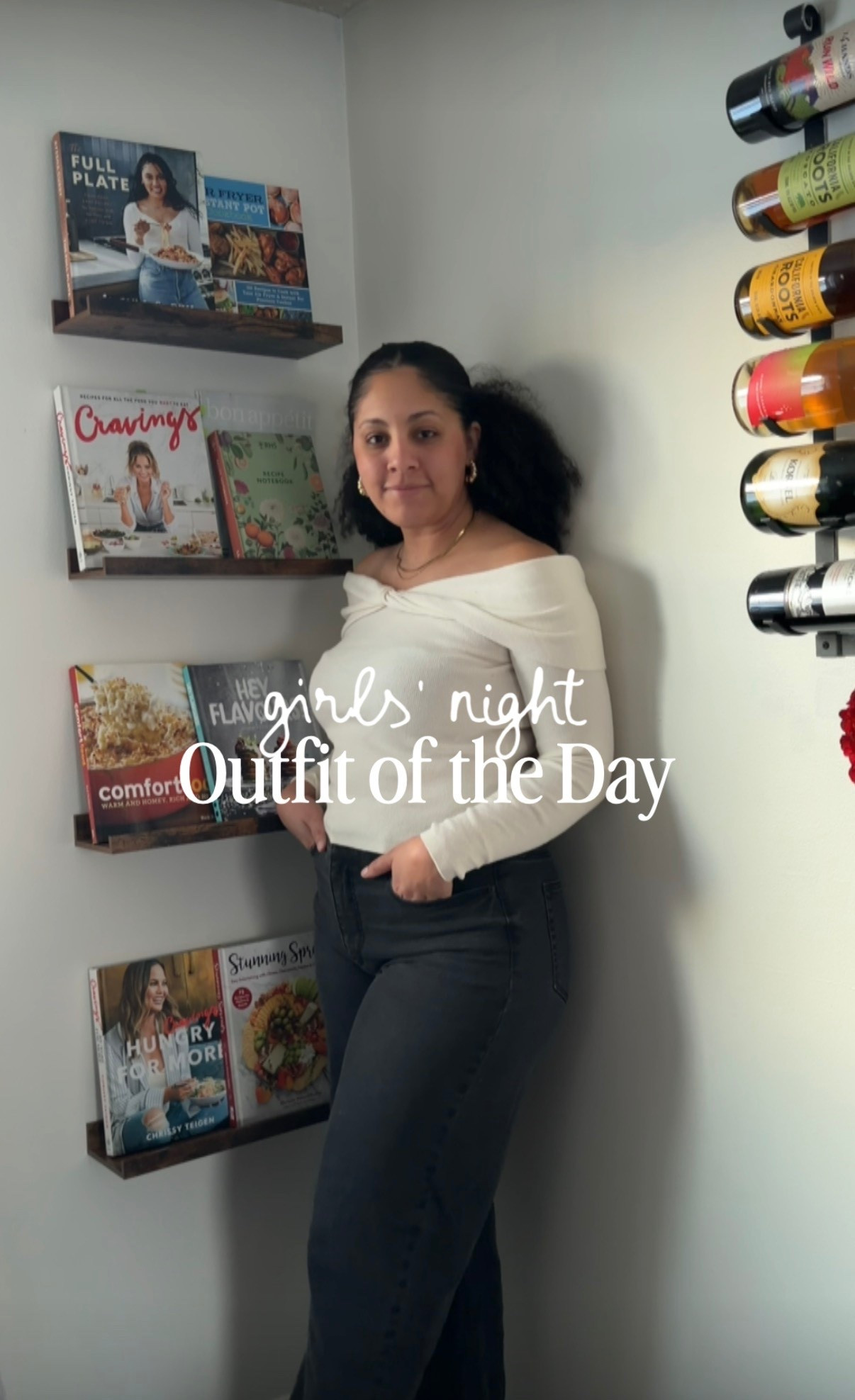 Girls’ Night 🤍 Barrel Jeans, Off-the-Shoulder Top 

#LTKootd #LTKMidsize #LTKValentine