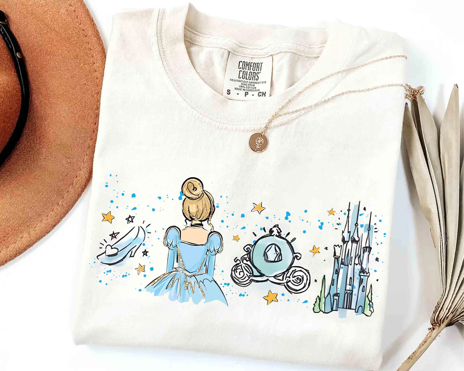 Watercolor Disney Cinderella Princess T-Shirt, Cinderella Tee, A Dream Is A Wish Your Heart Makes... | Etsy (Global)