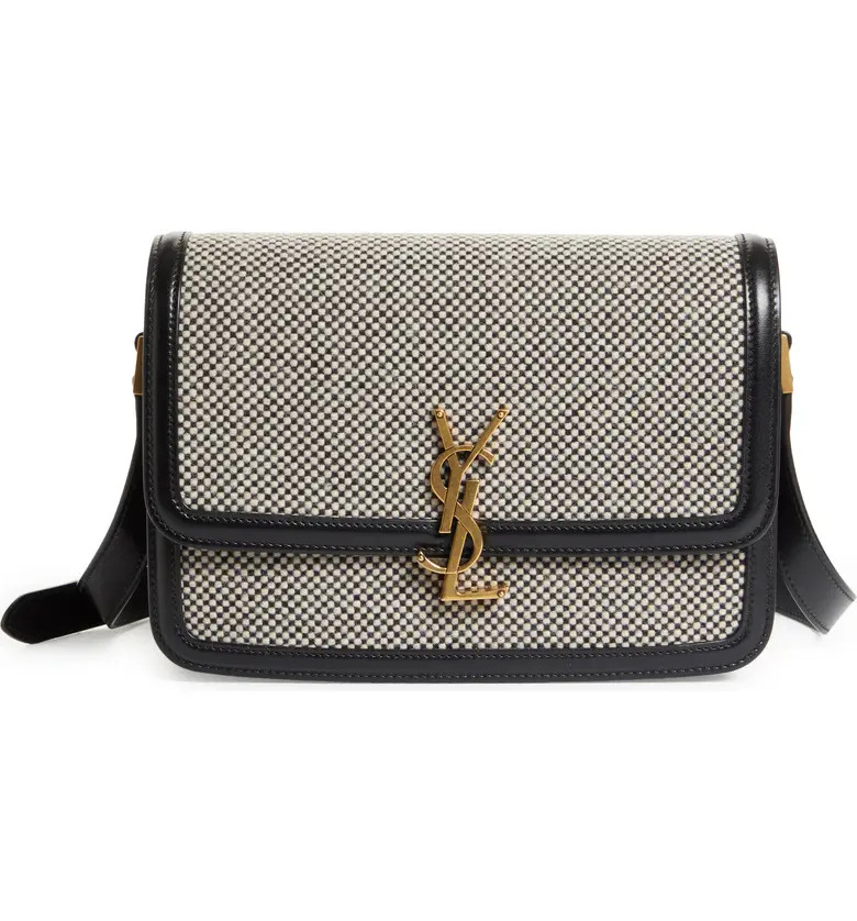 Saint Laurent Medium Solferino Tweed Shoulder Bag | Nordstrom | Nordstrom