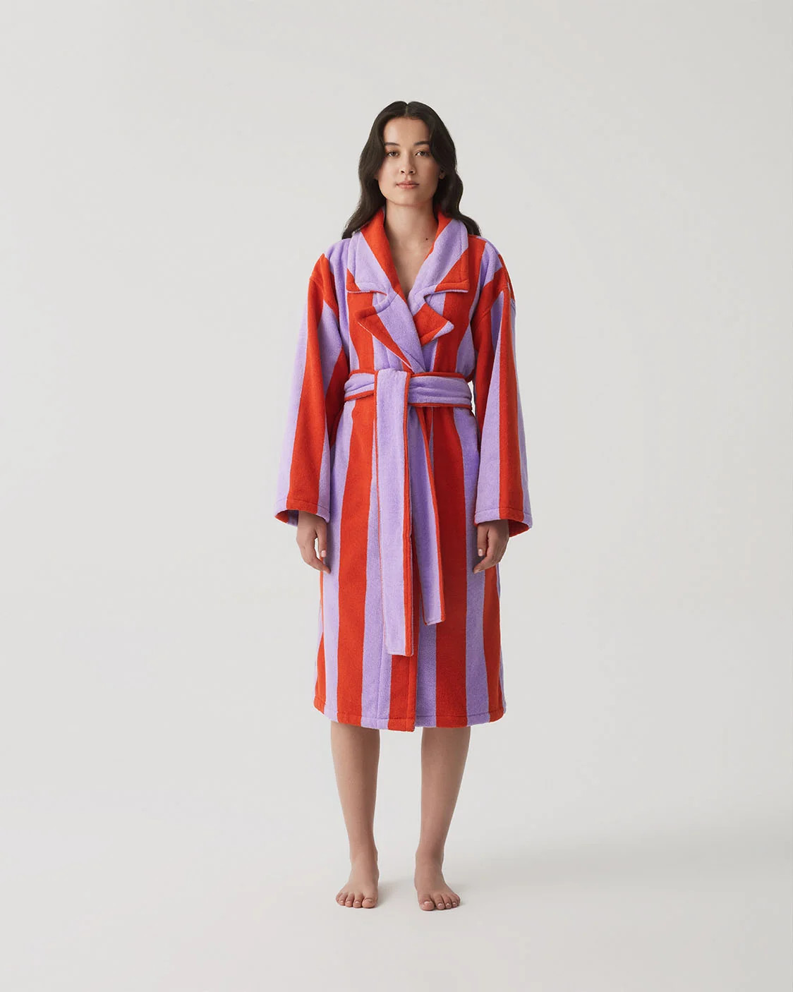 Robe - Grapefruit Stripes L/XL / Cotton | Hommey US