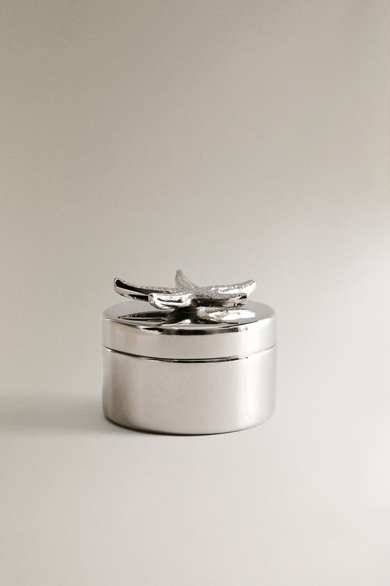 ROUND METAL STAR BOX | Zara US