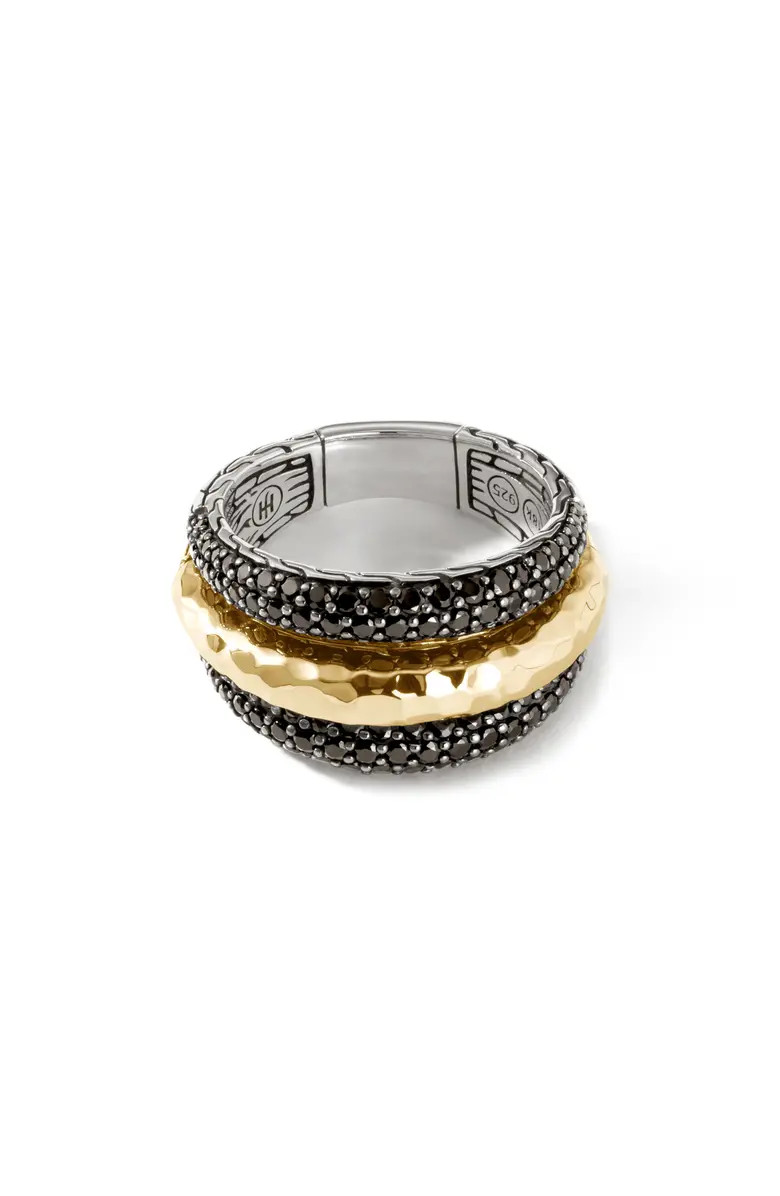 Classic Chain Hammered 3-Row RingJOHN HARDY | Nordstrom