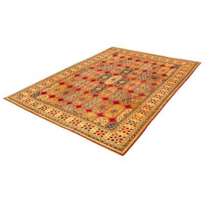 One-of-a-Kind Aalani Hand-Knotted New Age 9' x 12'5" Wool Area Rug in Red/Yellow | Wayfair North America