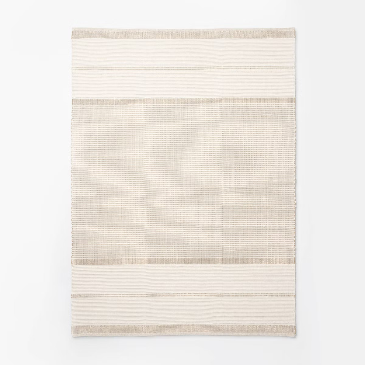 7'x10' Marina Striped Wool/Cotton Area Rug Cream - Threshold™ designed with Studio McGee | Target