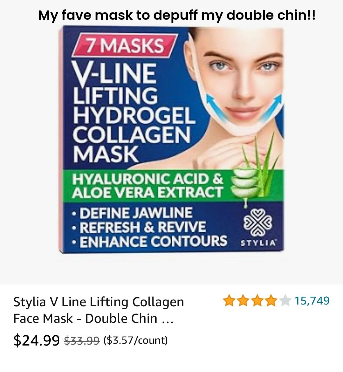 Fave face mask to depuff my double chin! 

#LTKBeauty #LTKStyleTip #LTKItBag