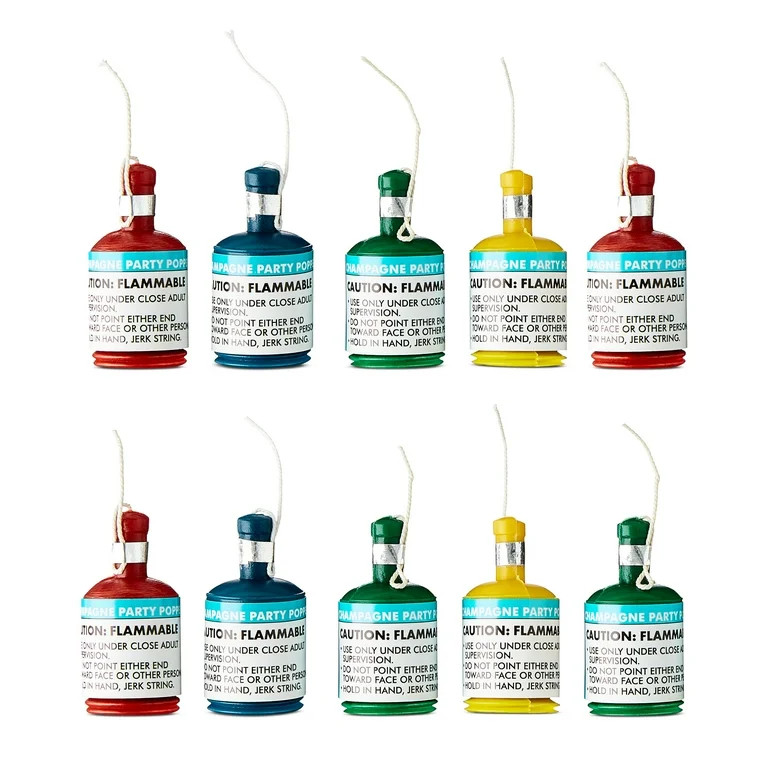 Party Poppers, 10 Pieces, by Way To Celebrate | Walmart (US)