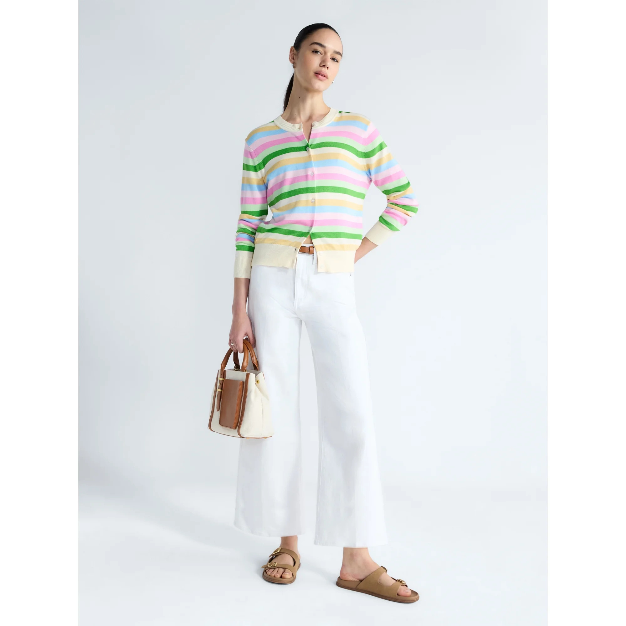 Free Assembly Women's and Women's Plus High Rise Cropped Wide Leg Jeans, Sizes 0-22W | Walmart (US)