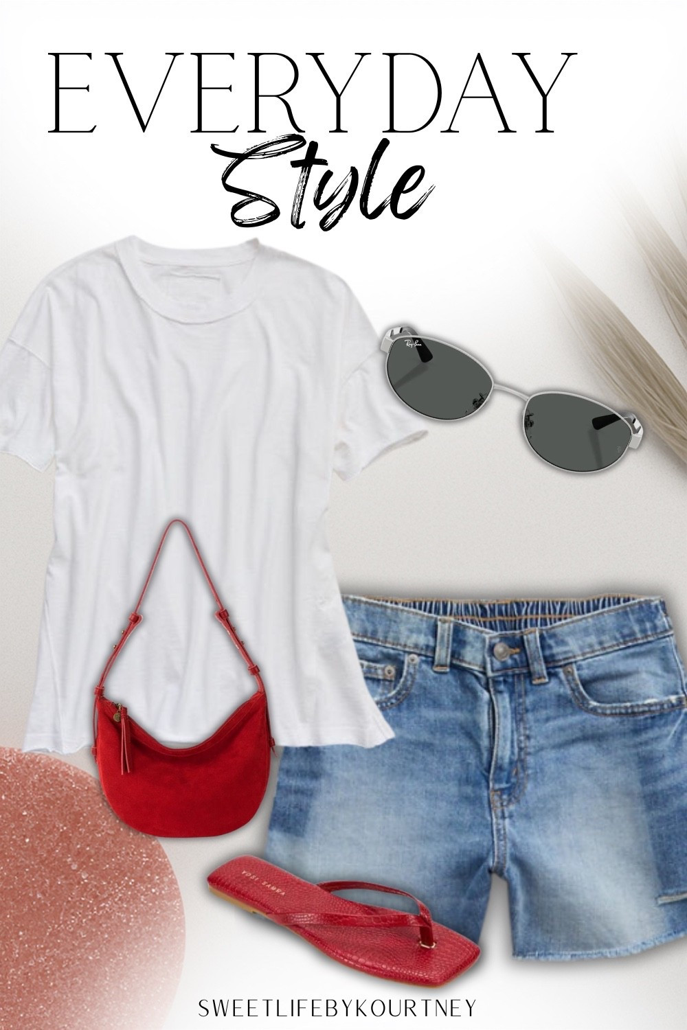 These everyday style finds are so good for a simple outfit that still feels cute and put together. Easy staples with a fun pop of color for errands, casual days, and warm-weather plans. #SweetLifeByKourtney #EverydayStyle #CasualOutfitIdeas 

 #LTKgrwm #LTKootd