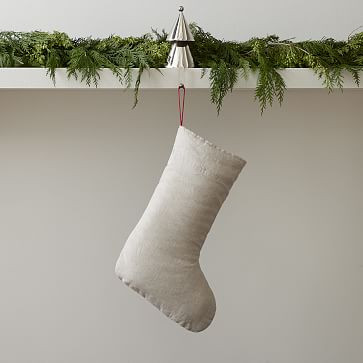 Neutral Linen Stockings | West Elm | West Elm (US)