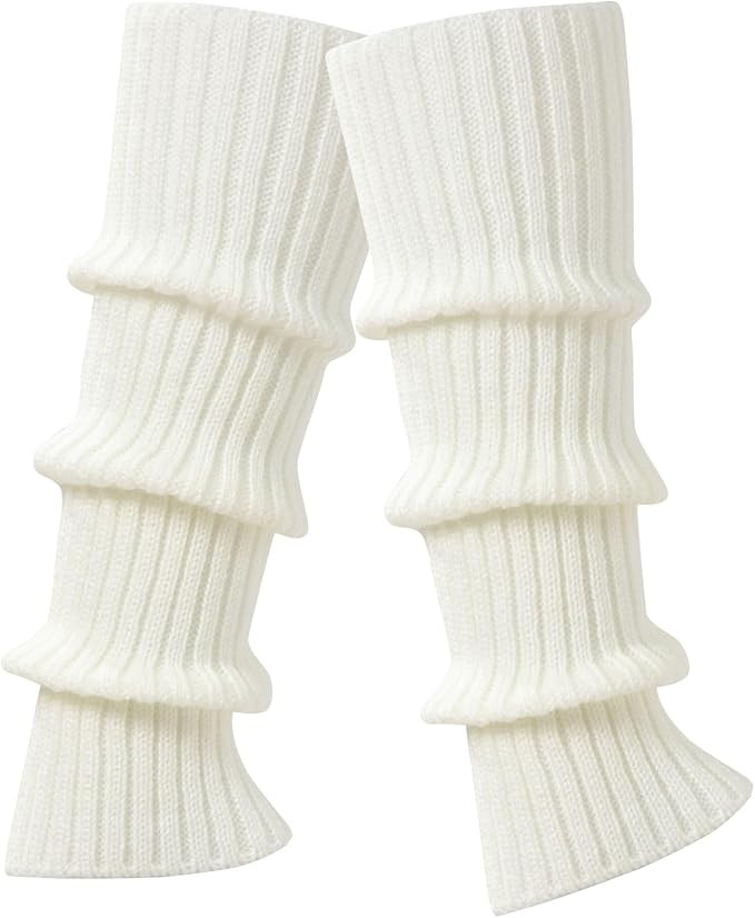 Leg Warmers for Women, Cute Knit Leg Warmer Socks for Dance | Amazon (US)