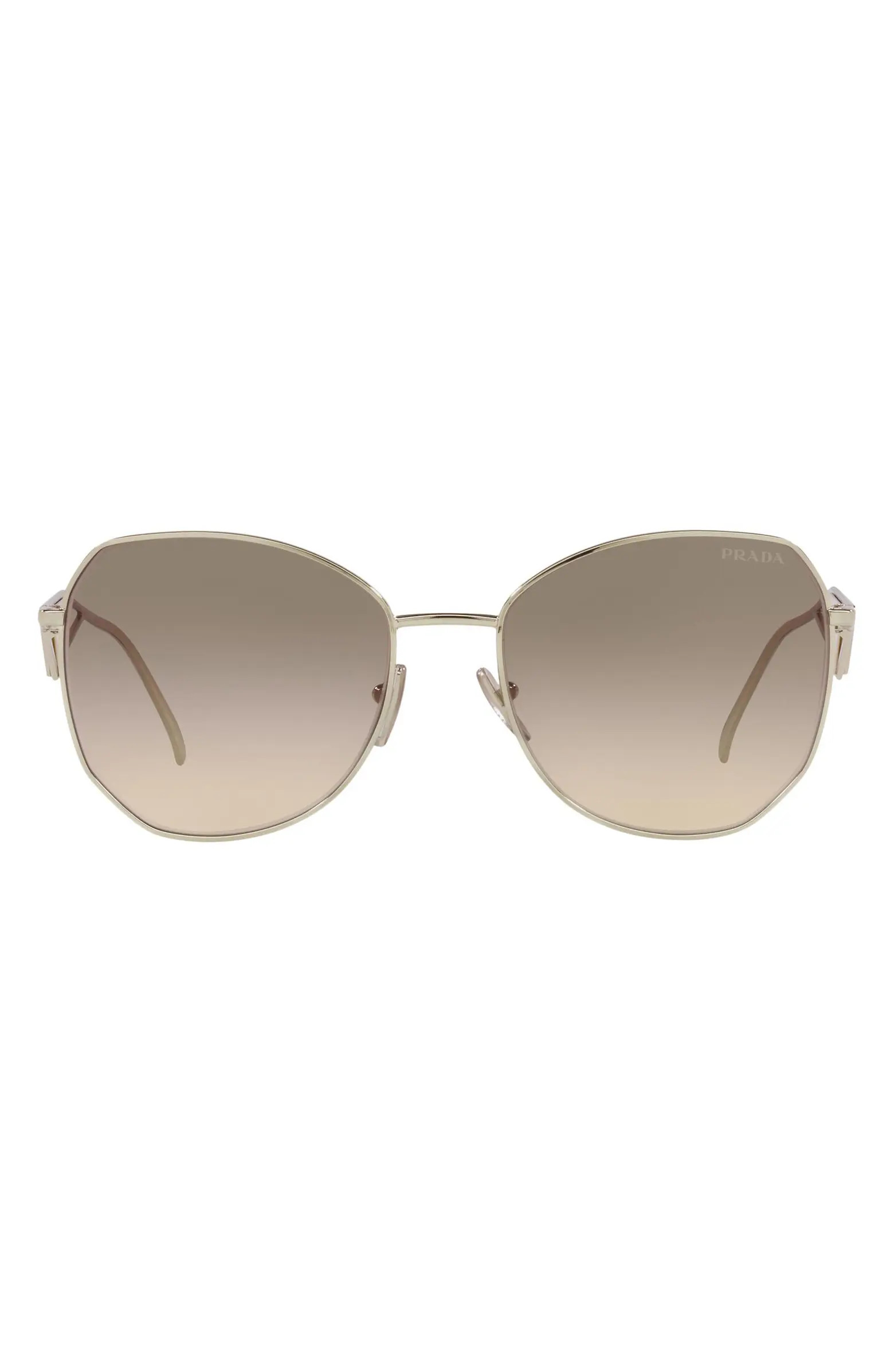 57mm Gradient Round Sunglasses | Nordstrom