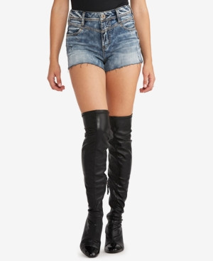 Silver Jeans Co. Vintage High-Rise Jean Shorts | Macys (US)