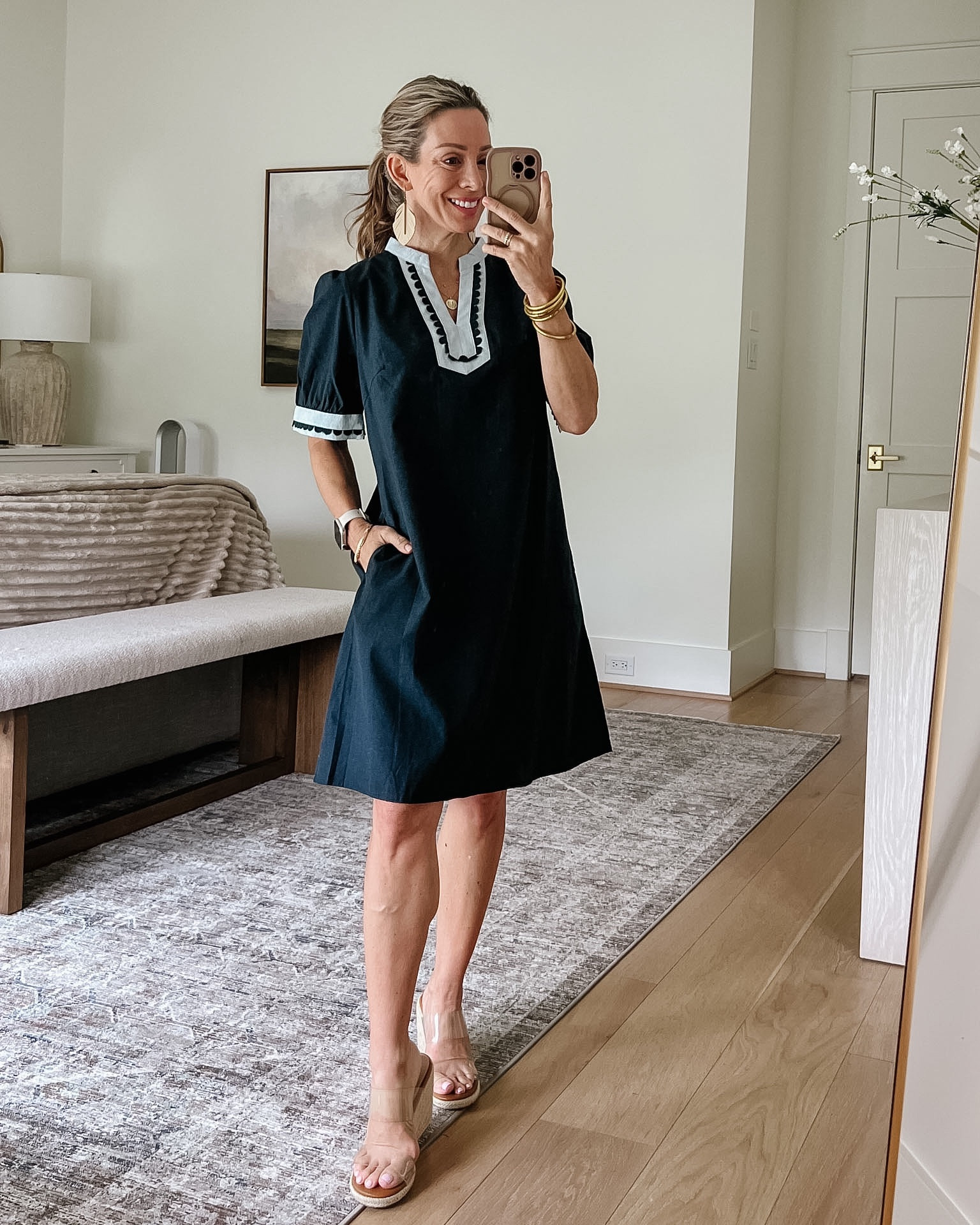 Puffed Sleeve Dress from Amazon

Dress Fit: I’m wearing a Small

#LTKWorkwear #LTKPetite #LTKOver40