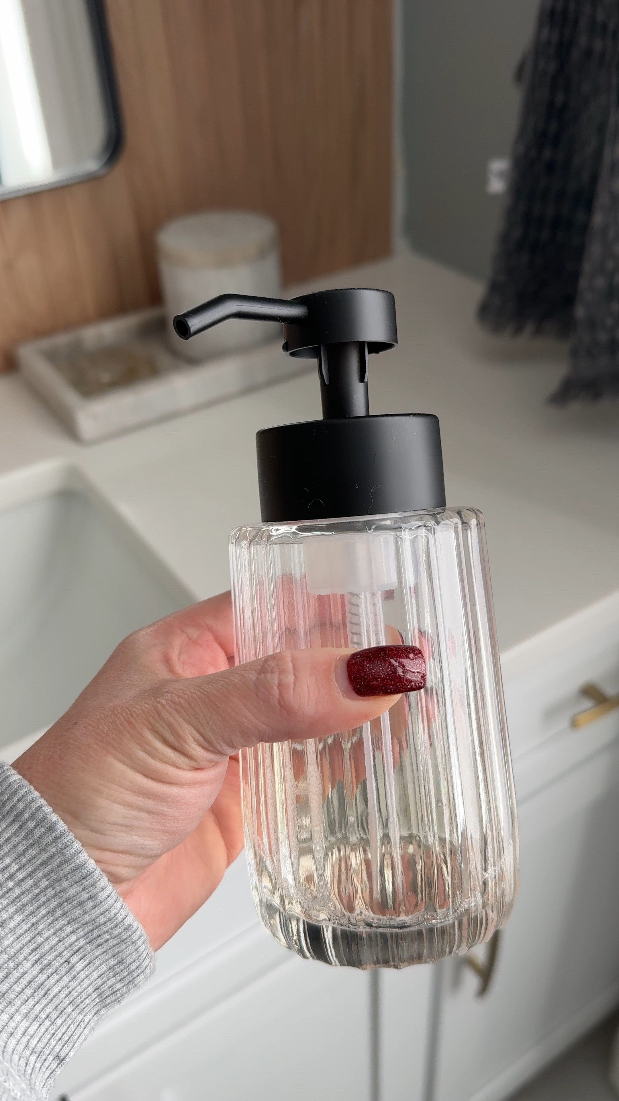 Affordable and great quality, glass, foaming soap dispenser! 

#LTKFindsUnder50 #LTKHome #LTKWatchNow