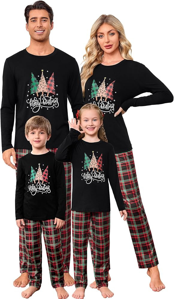 iClosam Family Christmas Pajamas Matching Sets Christmas Pjs Sleepwear Xmas Jammies for Women/Men | Amazon (US)