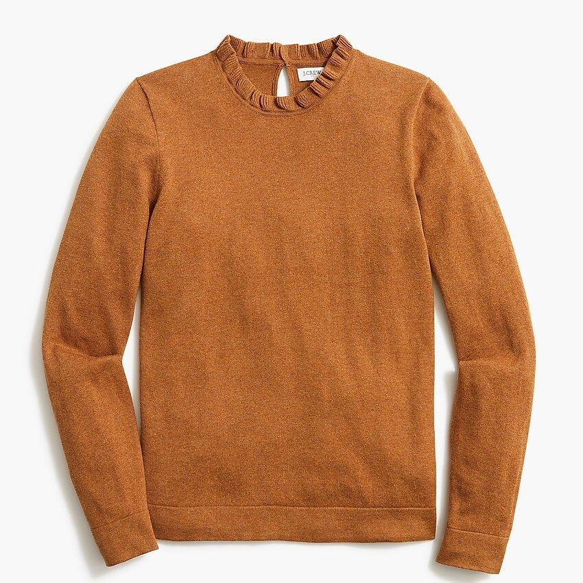 Ruffleneck sweater | J.Crew Factory