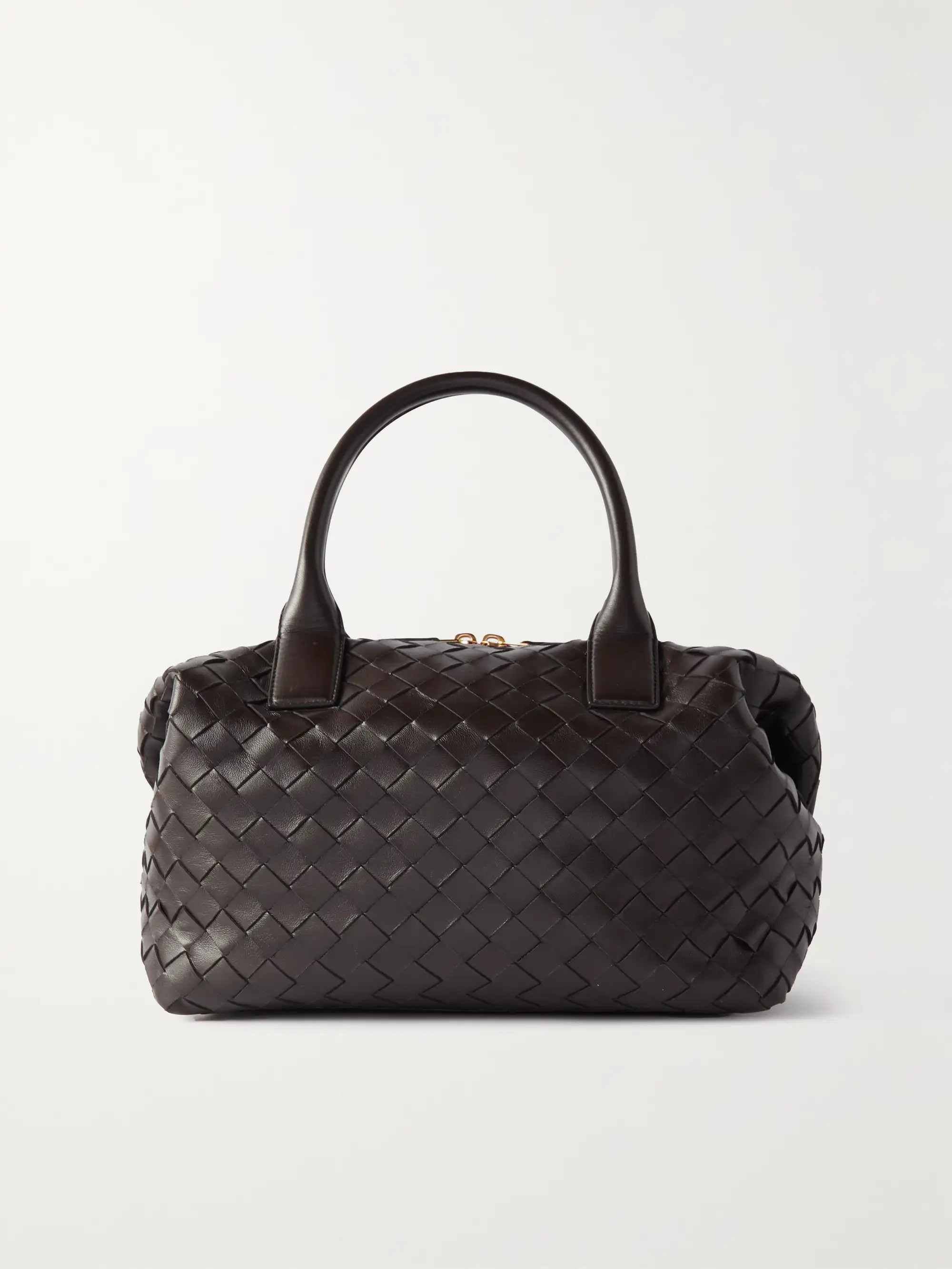 BOTTEGA VENETA Bauletto intrecciato leather tote | NET-A-PORTER | NET-A-PORTER (UK & EU)