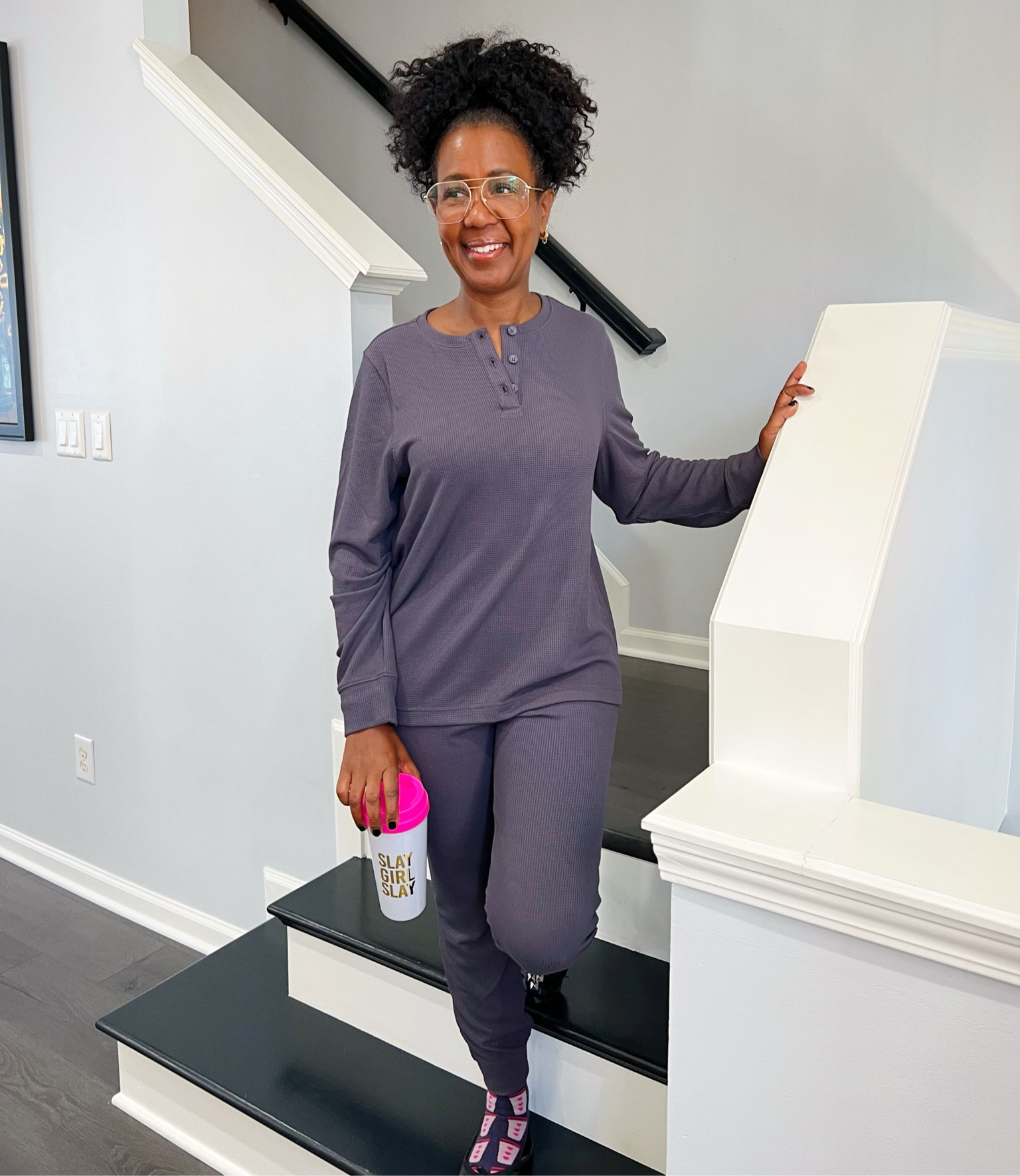 I love a good lounge set. My faves are from Cozy Earth. I’m wearing a size small in both the top and bottom. 

#cozyearth
#loungewear
#pajamas

#LTKOver40 #LTKHome