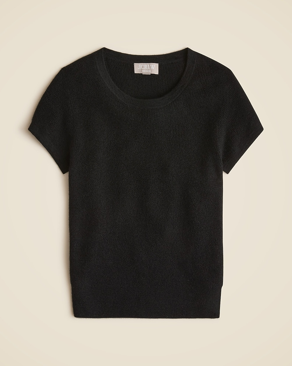 Ribbed featherweight cashmere T-shirt | J. Crew US