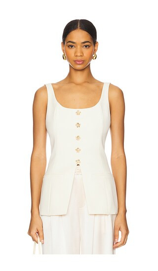 CAMI NYC Audra Top in Cream. - size 00 | Revolve Clothing (Global)