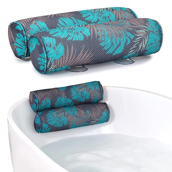 Haedonia Spa Bath Tub Pillow For All Tubs, Upgraded Ergonomic Design Headrest for Bathtubs, Stron... | Amazon (US)
