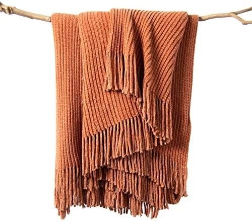 Fall Throw Blanket, Cozy Chenille Knit Small Ligh... | Amazon (US)