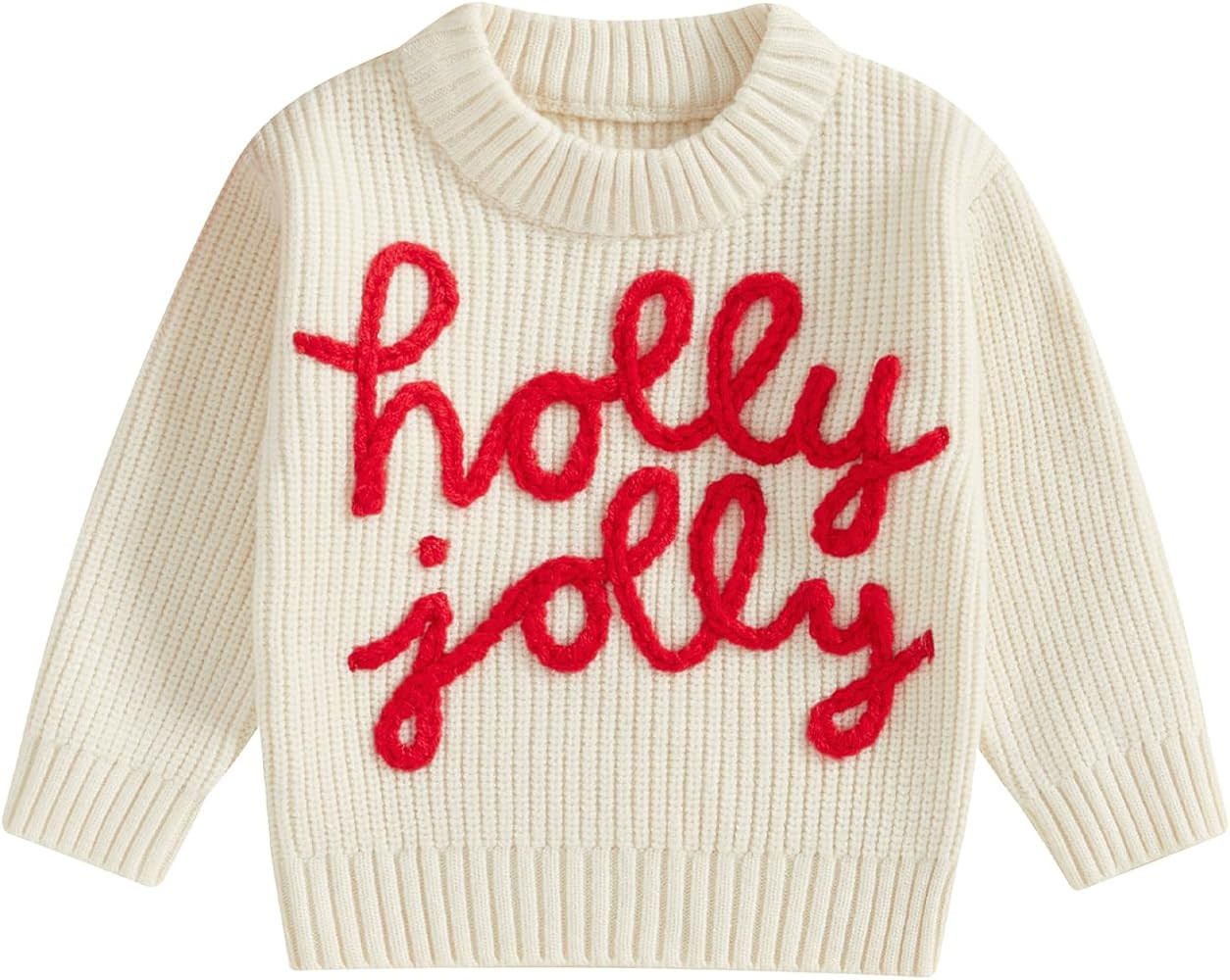 Baby Halloween Sweater Pumpkin Print Long Sleeve Crewneck Embroidery Knit Sweatshirt Toddler Fall... | Amazon (US)