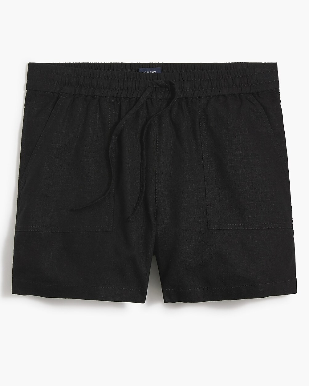 Linen-blend drawstring short | J.Crew Factory