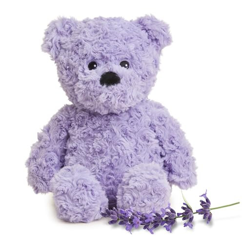 warmies Microwavable & Weighted Stuffed Animal, Purple Curly Bear - Heatable Stuffed Animal Heating Pad - Lavender Scented Plush - for Adults & Children (Boys, Girls, Babies & Toddlers) | Amazon (US)