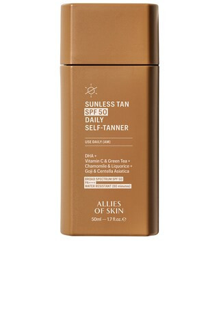 Allies of Skin Sunless Tan SPF 50 Daily Self-Tanner in Beauty: NA | FWRD 
