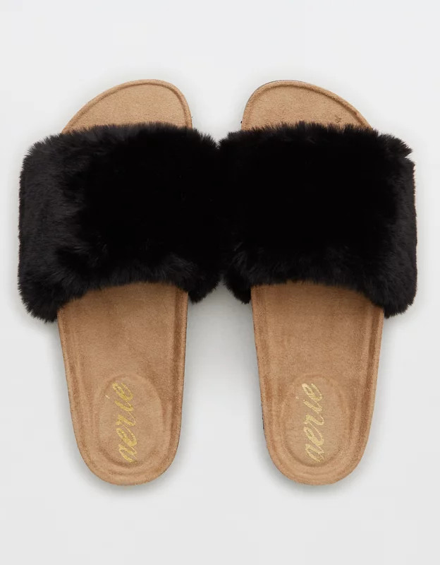 Aerie Cozy Fur Slides | Aerie