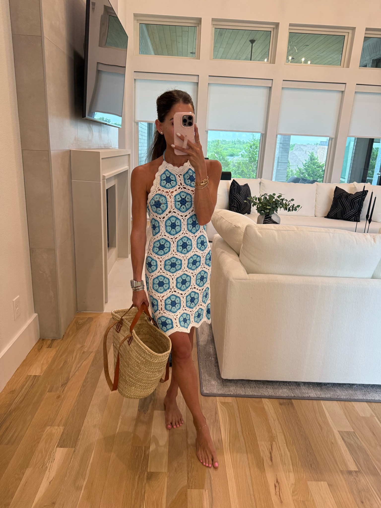 Adorable crochet dress that can double as coverup dress cute for vacation summer trips

#LTKootd #LTKPetite #LTKSwim