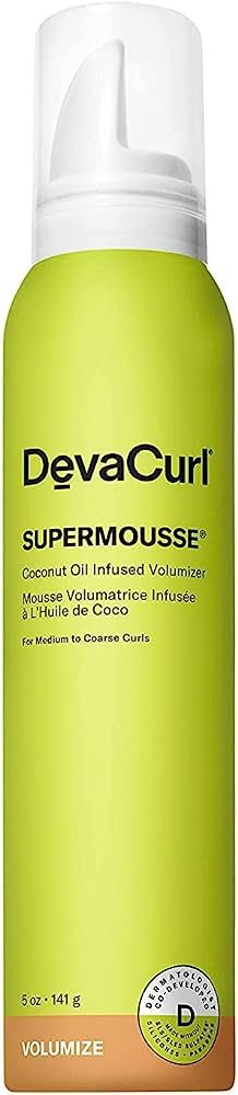 DevaCurl SuperMousse® Coconut Oil Infused Volumizer, Superfruits, 5 fl. oz. -141g | Amazon (US)