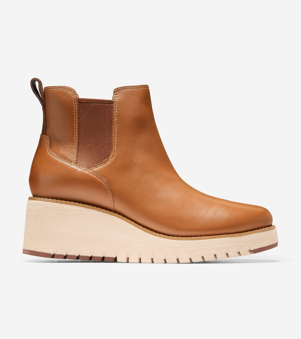 Women's ZERØGRAND City Wedge Waterproof Chelsea Boots | Cole Haan (US)