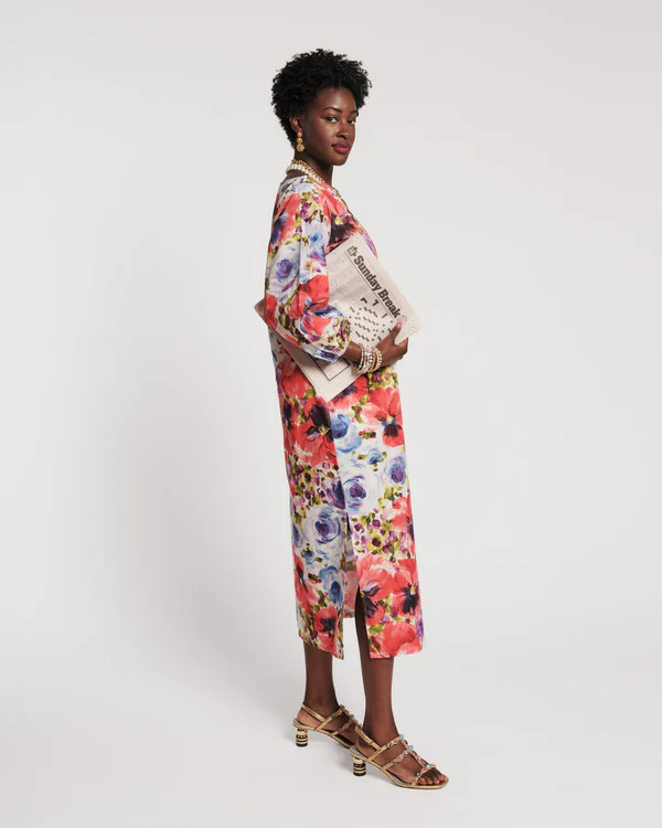Minnow Maxi Dress - Super Bloom | Frances Valentine