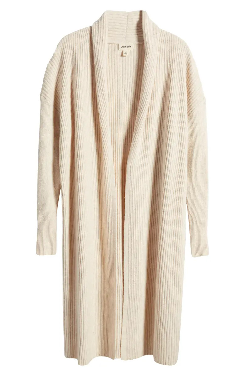 Longline Shawl Collar Cardigan | Nordstrom