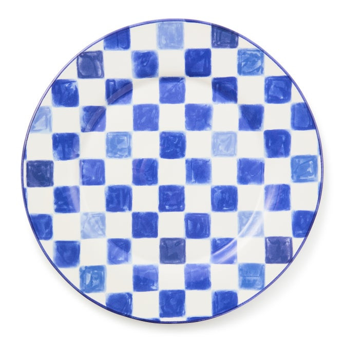 Check Round Platter | MacKenzie-Childs