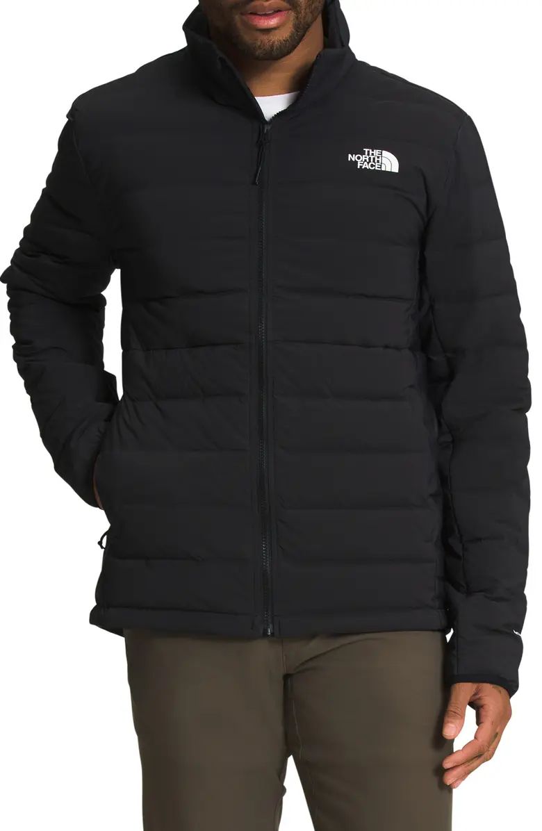 The North Face Belleview Stretch Water Repellent 600-Fill Power Down Puffer Jacket | Nordstrom | Nordstrom