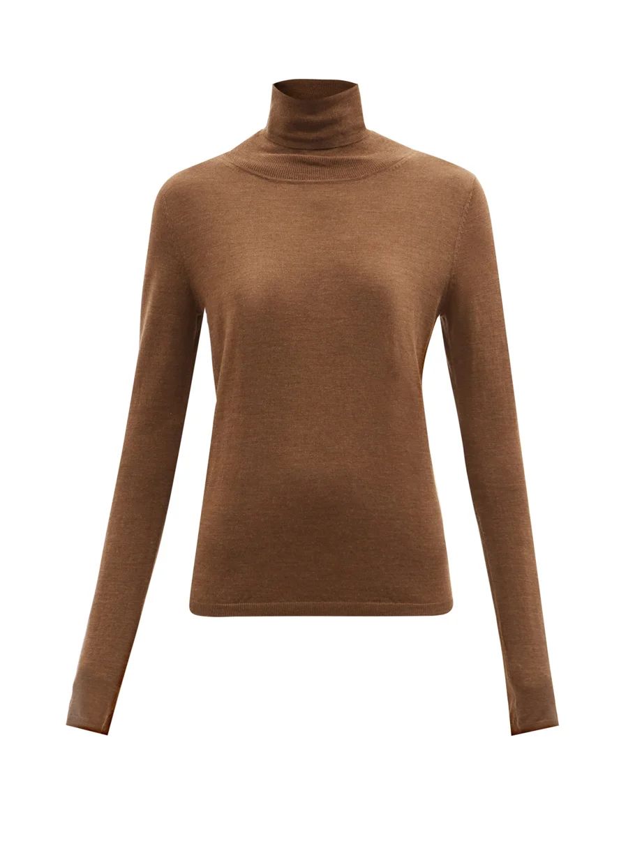 Roll-neck wool sweater | Matches (US)