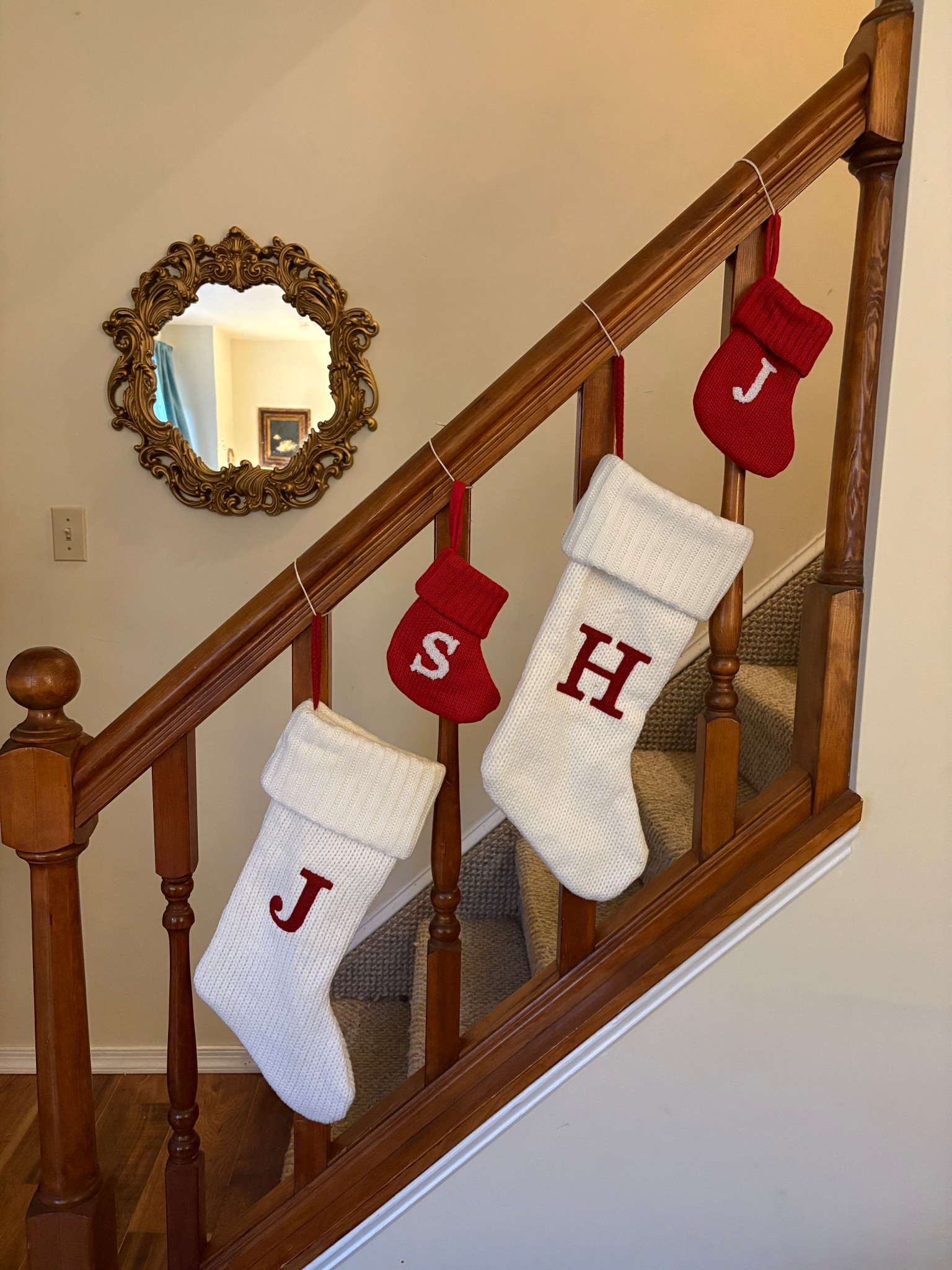 Monogrammed stockings for the whole family 🐾 

#LTKSeasonal #LTKHoliday #LTKHome