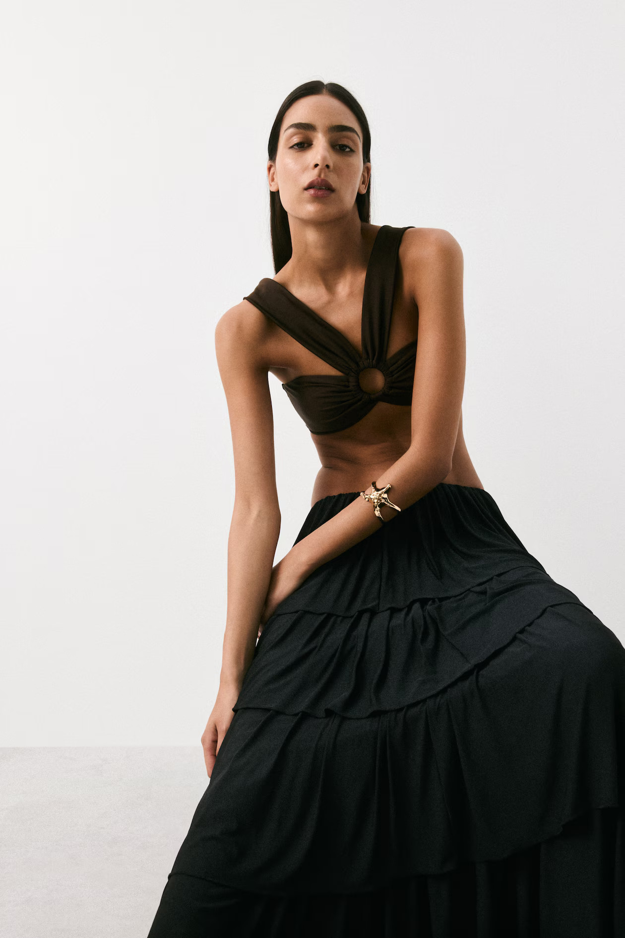Tiered Flounce Skirt | H&M (US + CA)