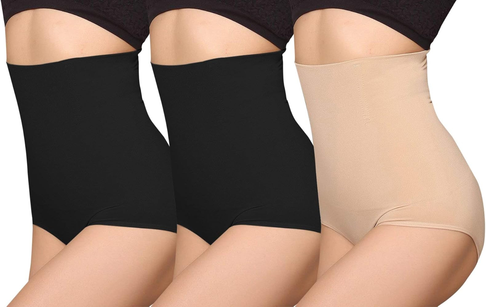 iloveSIA Women’s High-Waisted Compression Shapewear – 3pack Tummy Control Underwear for Body ... | Amazon (US)