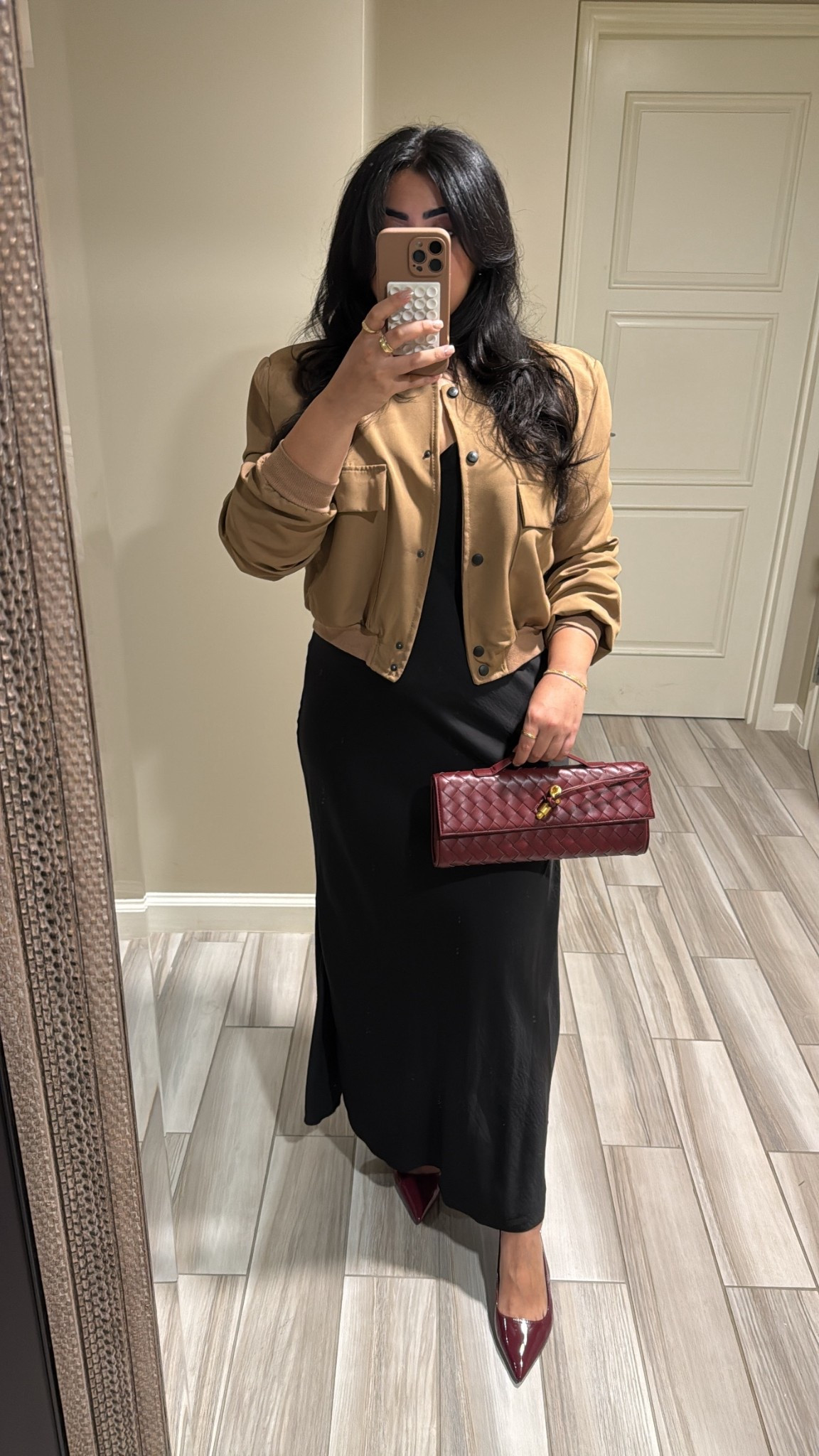A bomber jacket and a burgundy bag? Perfect fall combination. 

Fall outfits 
Fall outfit inspo 
Burgundy bag 
Bomber jacket 
Modest outfits 

#LTKMidsize #LTKFindsUnder50 #LTKStyleTip