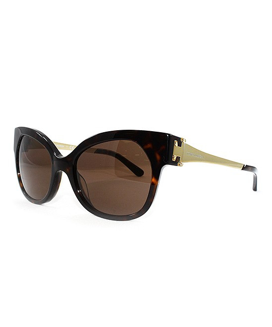 Tory Burch Women's Sunglasses Brown - Brown Butterfly Sunglasses | Zulily