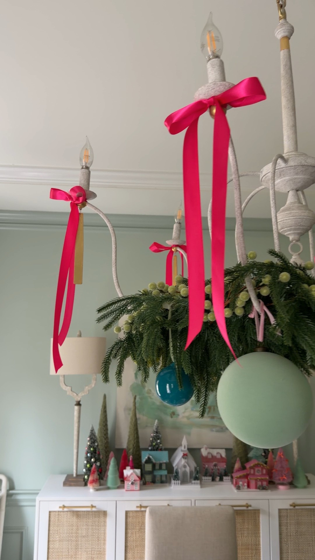 Chandelier garland! I layered two! 

#LTKFindsUnder100 #LTKHoliday #LTKFindsUnder50