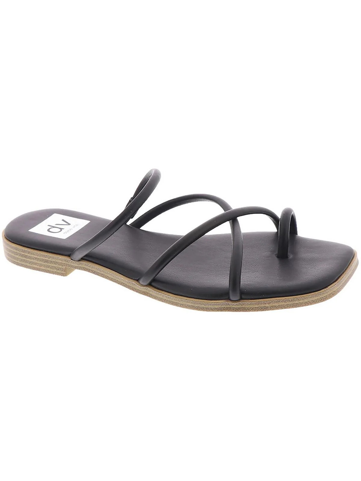 Milany Womens Faux Leather Slip-On Strappy Sandals | Shop Simon