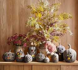 Handmade Terracotta Jack O' Lantern | Pottery Barn (US)