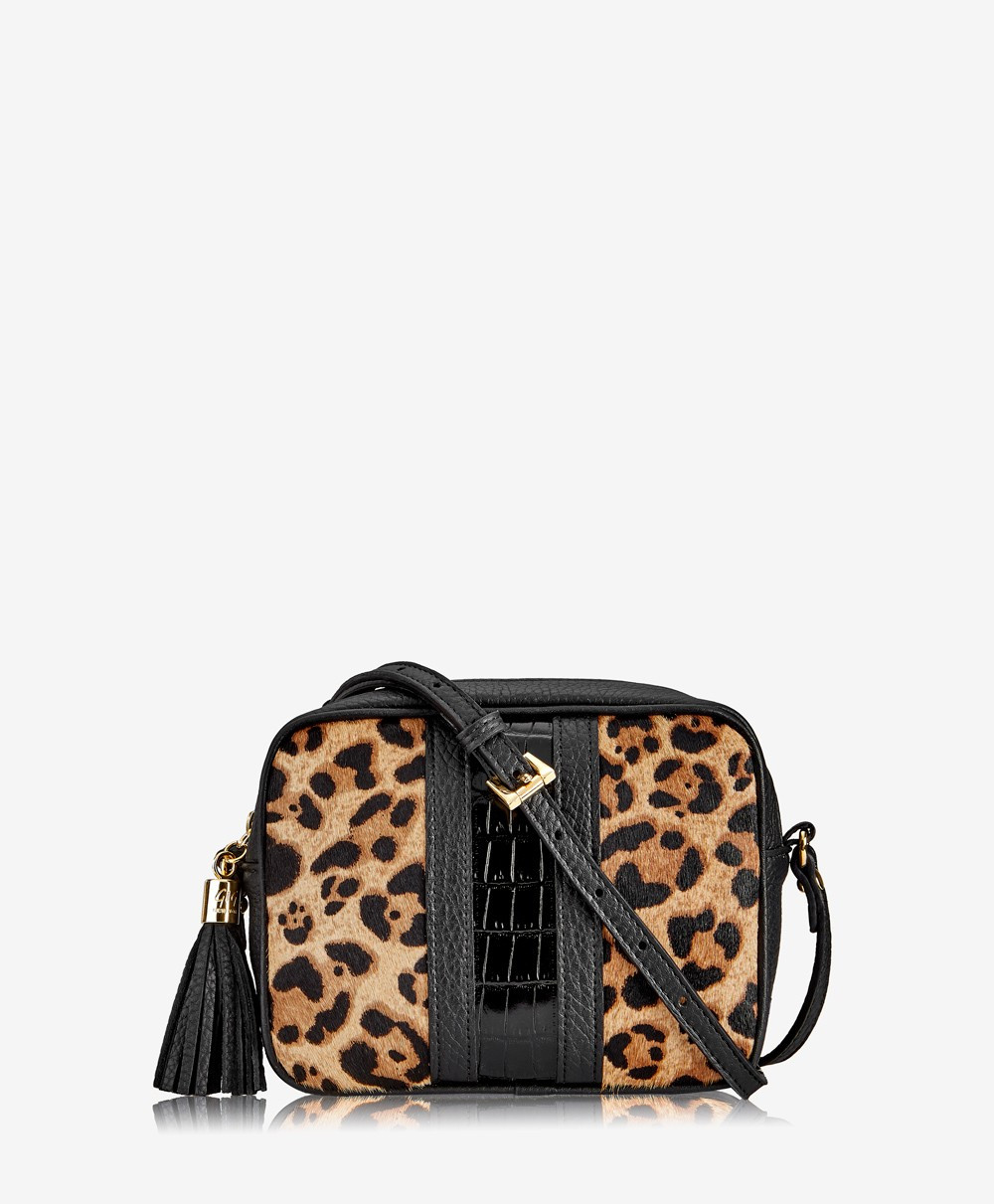 Maddie Crossbody Leopard Italian Haircalf | GiGi New York / Graphic Image